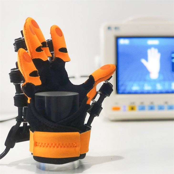 Guante de estimulación para ejercitar los dedos de la mano para pacientes con accidente cerebrovascular