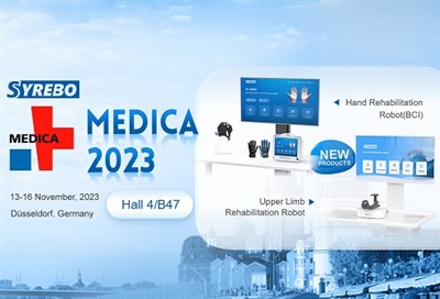 Los nuevos robots de rehabilitación Syrebo debutarán en MEDICA 2023
