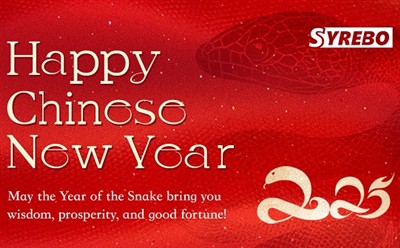 Saludos de año nuevo chino y aviso de vacaciones